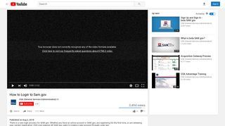 
                            10. How to Login to Sam.gov - YouTube