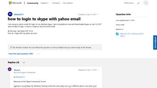 
                            6. how to login to skype with yahoo email - Microsoft Community