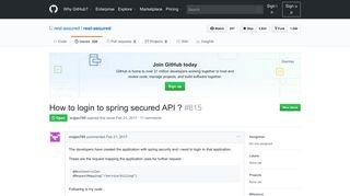 
                            4. How to login to spring secured API ? · Issue #815 · rest-assured/rest ...