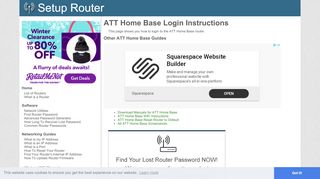 
                            6. How to Login to the ATT Home Base - SetupRouter