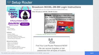 
                            4. How to Login to the Broadcom 96338L-2M-8M - SetupRouter