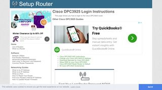 
                            4. How to Login to the Cisco DPC3925 - SetupRouter