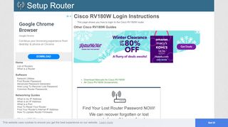 
                            4. How to Login to the Cisco RV180W - SetupRouter