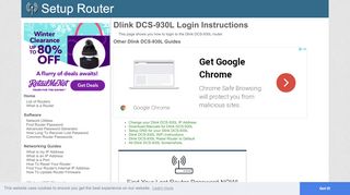 
                            9. How to Login to the Dlink DCS-930L - SetupRouter