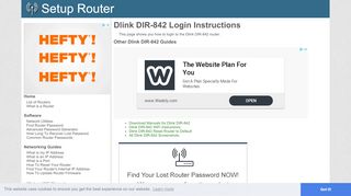 
                            4. How to Login to the Dlink DIR-842 - SetupRouter