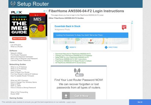 
                            1. How to Login to the FiberHome AN5506-04-F2 - SetupRouter