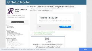 
                            7. How to Login to the Hitron CGNM-3552-ROG - SetupRouter