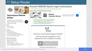 
                            3. How to Login to the Huawei HG630b Spark - SetupRouter