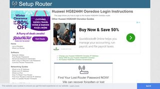 
                            12. How to Login to the Huawei HG8244H Ooredoo - SetupRouter