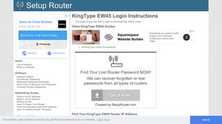 
                            9. How to Login to the KingType EW45 - SetupRouter