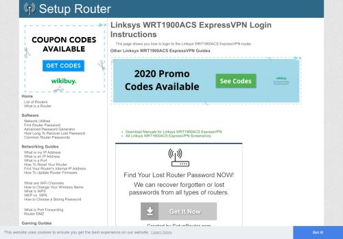 
                            6. How to Login to the Linksys WRT1900ACS ExpressVPN - SetupRouter