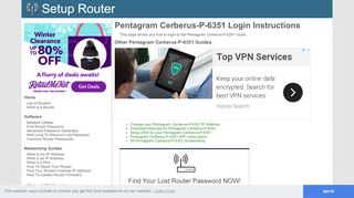 
                            6. How to Login to the Pentagram Cerberus-P-6351 - SetupRouter