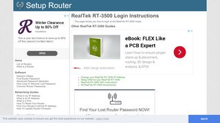 
                            12. How to Login to the RealTek RT-3500 - SetupRouter