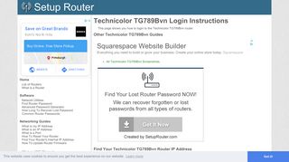 
                            2. How to Login to the Technicolor TG789Bvn - SetupRouter