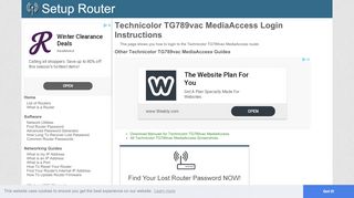 
                            4. How to Login to the Technicolor TG789vac MediaAccess - SetupRouter