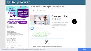 
                            1. How to Login to the Telus VSG1432 - SetupRouter