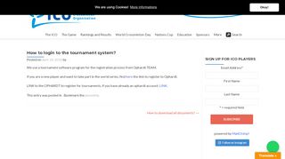 
                            2. How to login to the tournament system? – International Crossminton ...