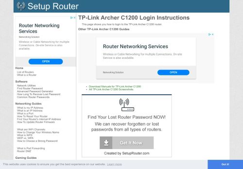 
                            4. How to Login to the TP-Link Archer C1200 - SetupRouter