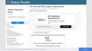
                            4. How to Login to the TP-Link M7350 - SetupRouter