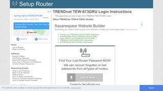 
                            1. How to Login to the TRENDnet TEW-673GRU - SetupRouter