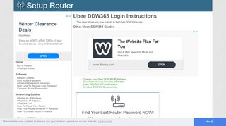 
                            8. How to Login to the Ubee DDW365 - SetupRouter