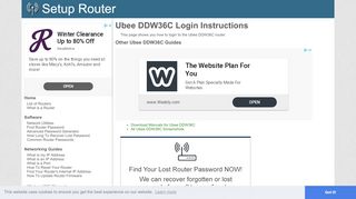 
                            10. How to Login to the Ubee DDW36C - SetupRouter