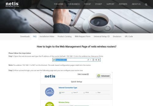 
                            3. How to login to the Web Management Page of netis ...