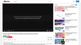 
                            5. How to login to the website of Mp3musichq & Download Limewire ...