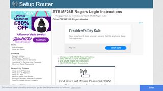 
                            6. How to Login to the ZTE MF28B Rogers - SetupRouter