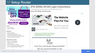 
                            8. How to Login to the ZTE ZXDSL-831AII - SetupRouter