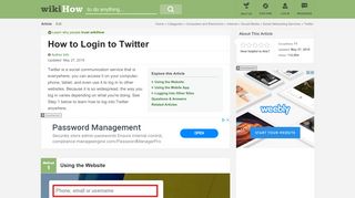 
                            3. How to Login to Twitter - wikiHow