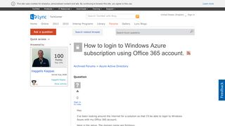 
                            3. How to login to Windows Azure subscription using Office 365 ...