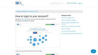 
                            3. How to login to your account? - SEOeStore