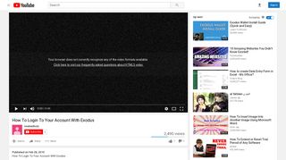 
                            5. How To Login To Your Account With Exodus - YouTube