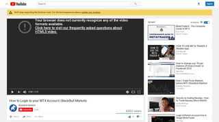 
                            8. How to login to your MT4 Account - YouTube