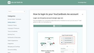 
                            3. How to login to your YouCanBook.me account - YouCanBook.me ...