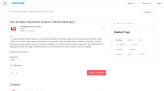 
                            6. How to login with another email on AirBnB mobile a... - Airbnb ...