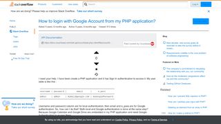 
                            8. How to login with Google Account from my PHP application? - Stack ...