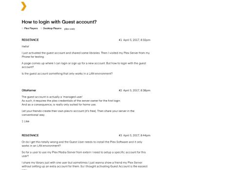 
                            6. How to login with Guest account? - Computers - Plex Forum