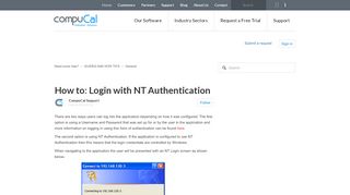 
                            6. How to: Login with NT Authentication – Need some help?