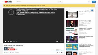 
                            12. How to login with Open4Study - YouTube