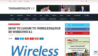 
                            10. How to Logon to Wireless@SGx in Windows 8.1 - theAARONLOY