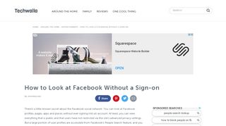 
                            7. How to Look at Facebook Without a Sign-on | Techwalla.com