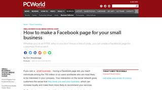 
                            12. How to Make a Facebook Page for Your Small Business | PCWorld