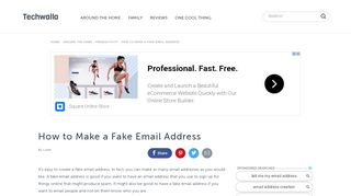 
                            10. How to Make a Fake Email Address | Techwalla.com