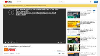 
                            3. How to make a Hpage.com free website? - YouTube