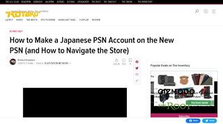 
                            8. How to Make a Japanese PSN Account on the New PSN (and How to ...
