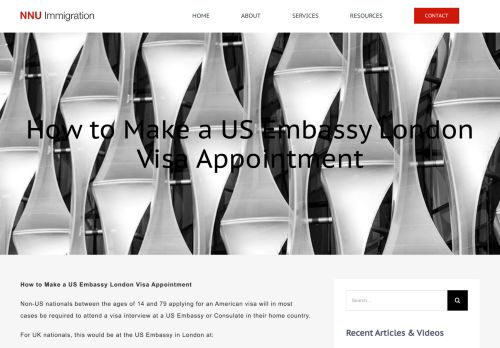 
                            12. How to Make a US Embassy London Visa Appointment | NNU ...