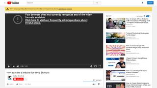 
                            13. How to make a website for free || Skynova - YouTube