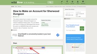 
                            9. How to Make an Account for Sherwood Dungeon: 8 Steps - wikiHow